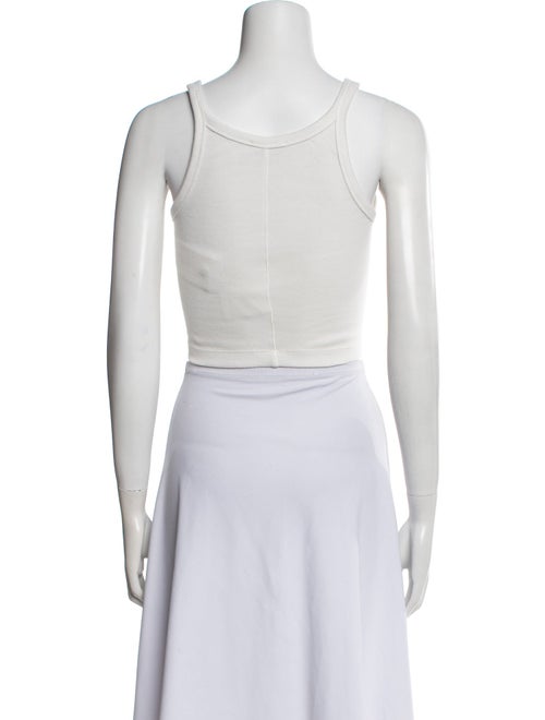 WARDROBE.NYC Square Neckline Sleeveless Crop Top