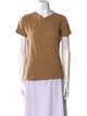 WARDROBE.NYC Cowl Neck Short Sleeve T-Shirt