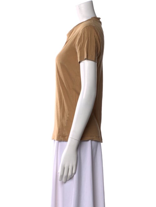 WARDROBE.NYC Cowl Neck Short Sleeve T-Shirt