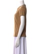 WARDROBE.NYC Cowl Neck Short Sleeve T-Shirt