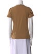 WARDROBE.NYC Cowl Neck Short Sleeve T-Shirt