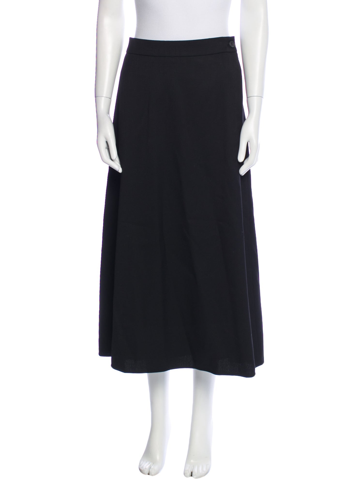 WARDROBE.NYC Virgin Wool Midi Length Skirt