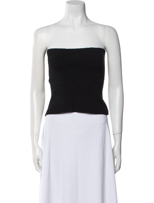 WARDROBE.NYC Strapless Crop Top