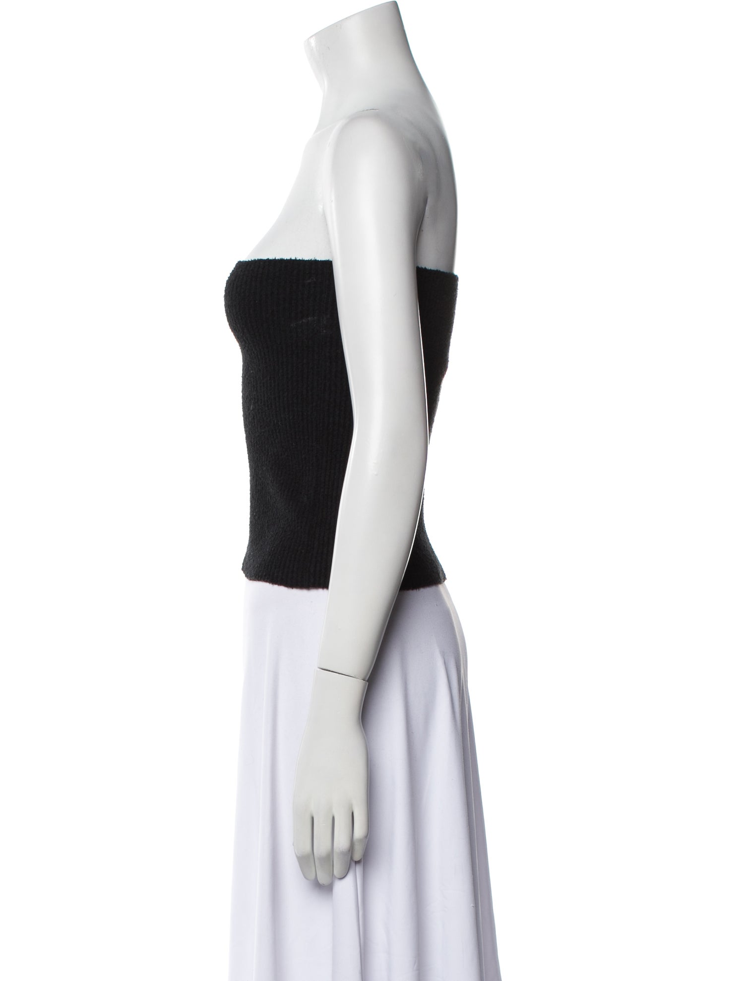 WARDROBE.NYC Strapless Crop Top