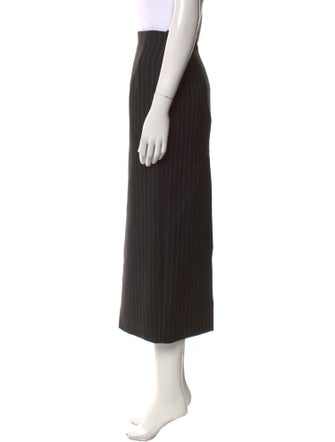 WARDROBE.NYC Wool Midi Length Skirt