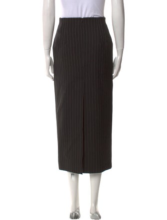 WARDROBE.NYC Wool Midi Length Skirt