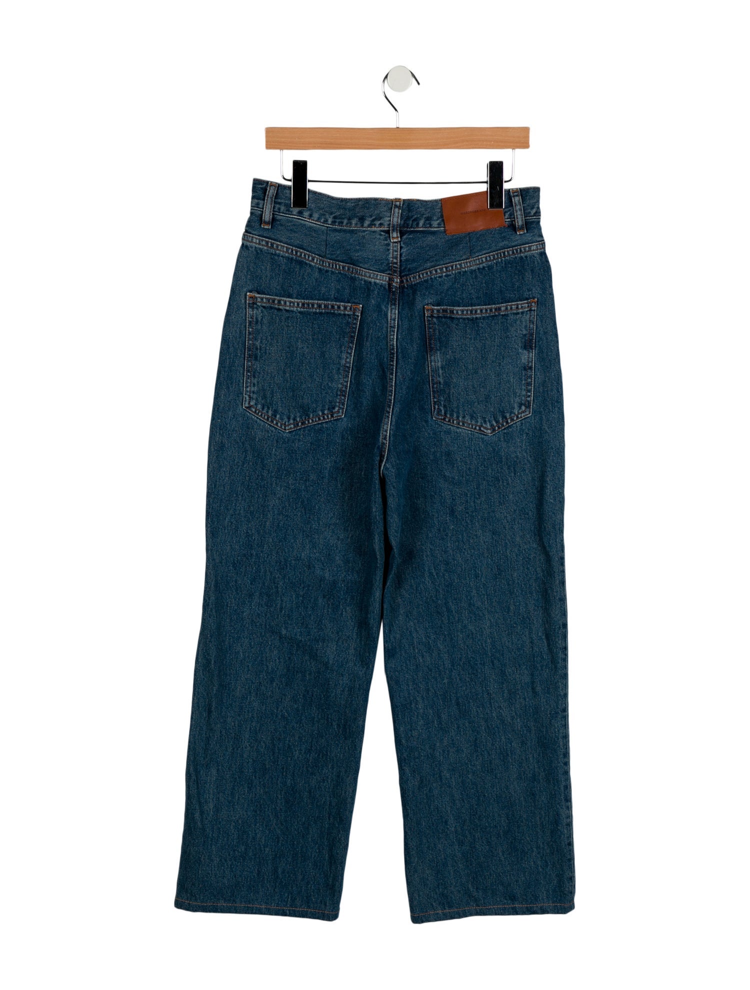 WARDROBE.NYC High-Rise Wide Leg Jeans