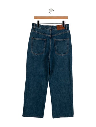 WARDROBE.NYC High-Rise Wide Leg Jeans