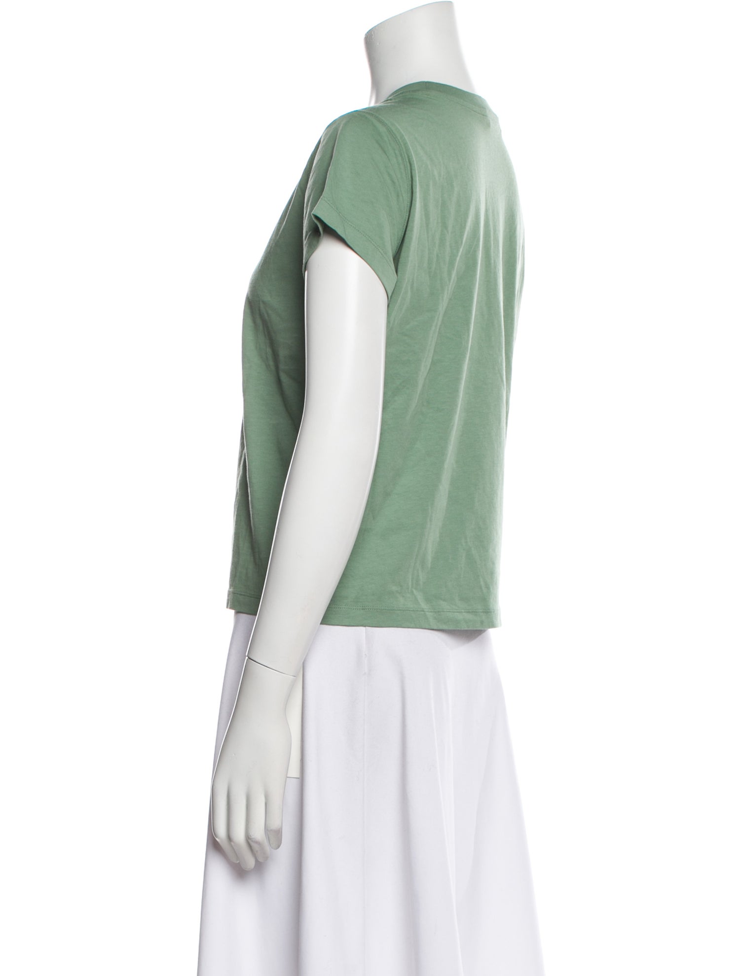 WARDROBE.NYC Bateau Neckline Short Sleeve T-Shirt