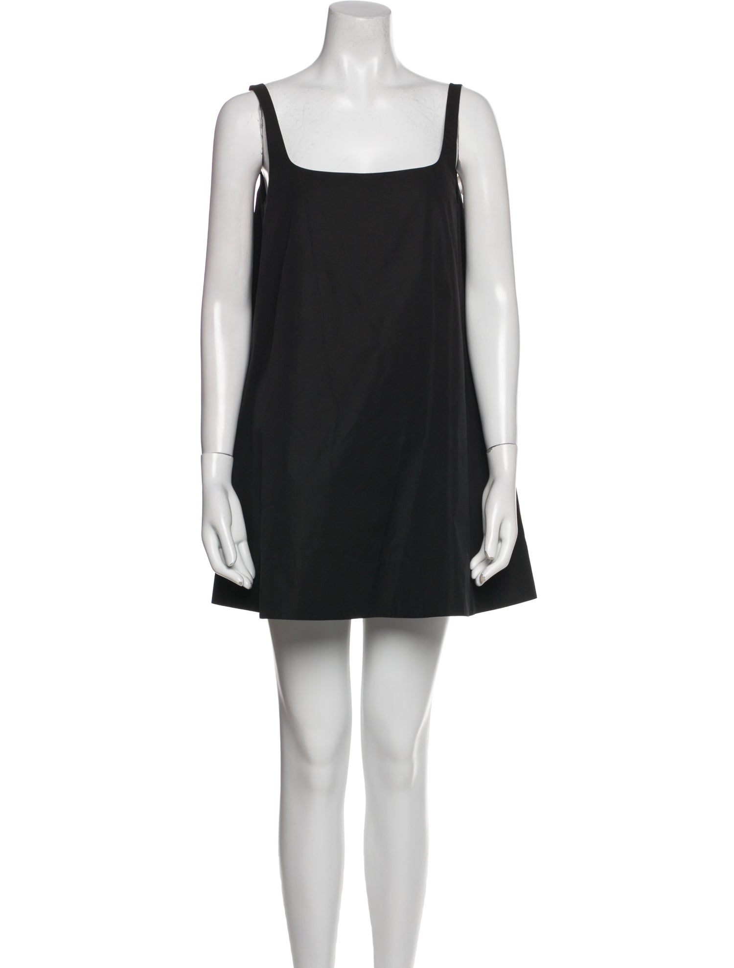 WARDROBE.NYC Square Neckline Mini Dress