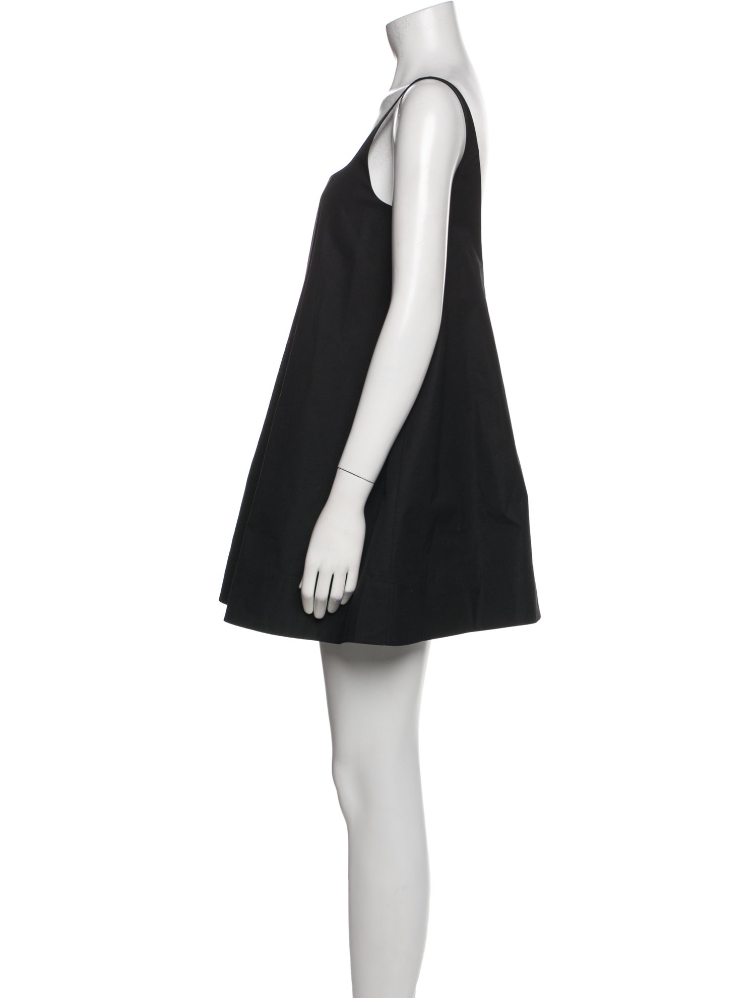WARDROBE.NYC Square Neckline Mini Dress