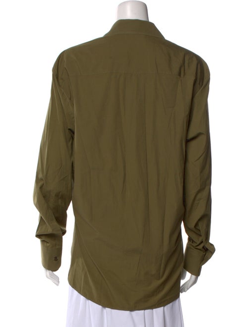 WARDROBE.NYC Long Sleeve Button-Up Top