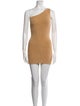 WARDROBE.NYC One-Shoulder Mini Dress