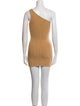 WARDROBE.NYC One-Shoulder Mini Dress