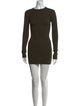 WARDROBE.NYC Merino Wool Mini Dress