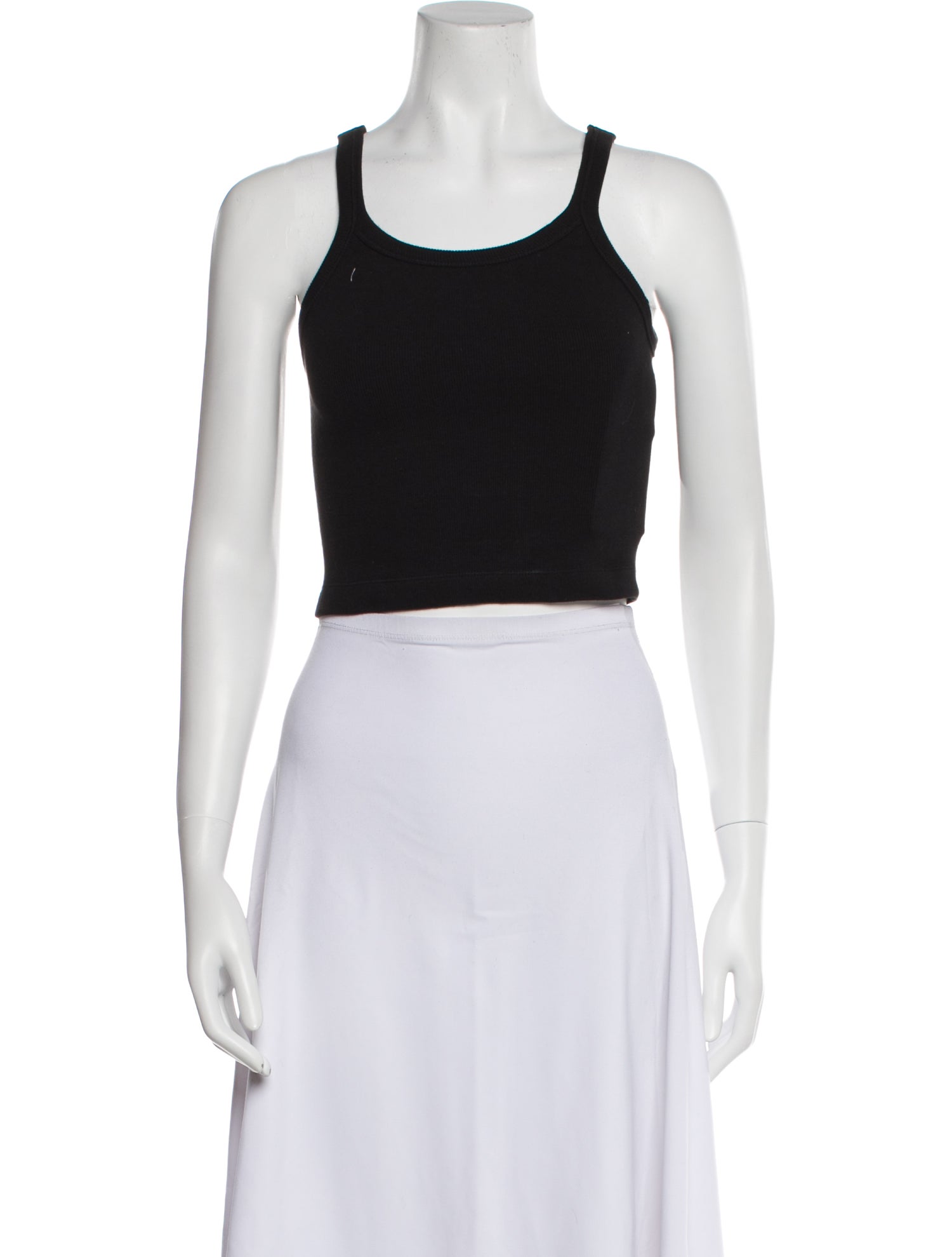 WARDROBE.NYC Scoop Neck Sleeveless Crop Top w/ Tags