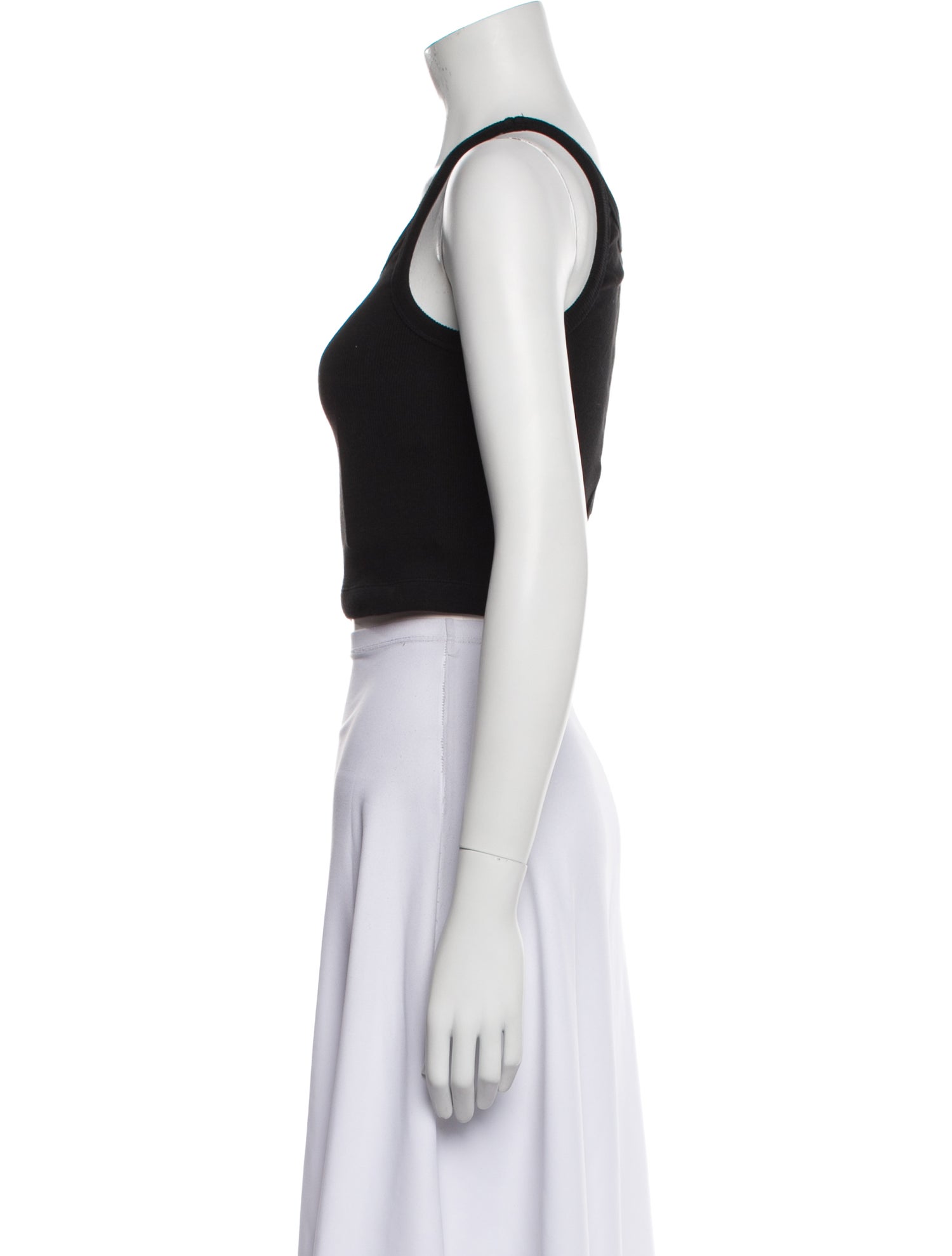 WARDROBE.NYC Scoop Neck Sleeveless Crop Top w/ Tags