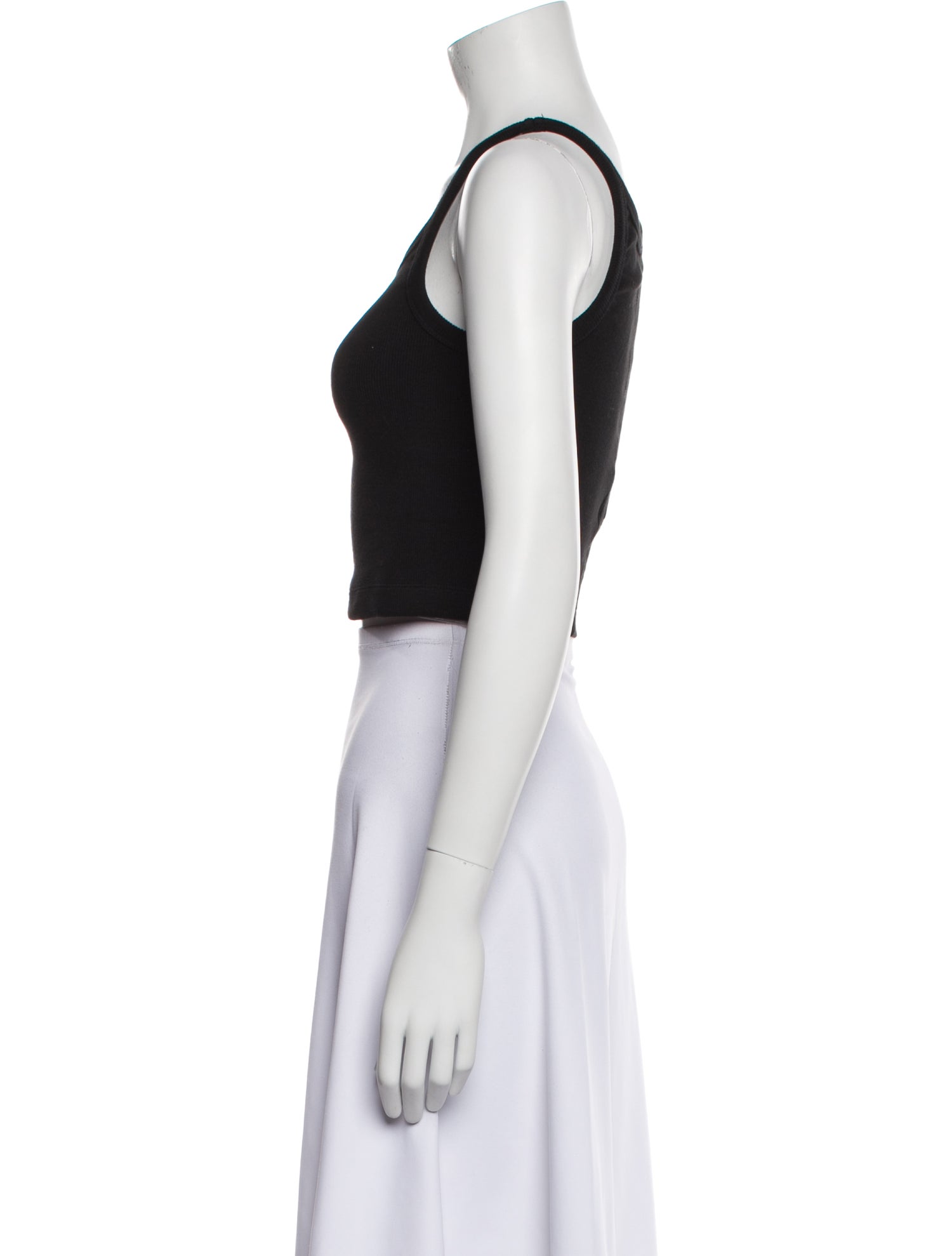 WARDROBE.NYC Scoop Neck Sleeveless Crop Top w/ Tags