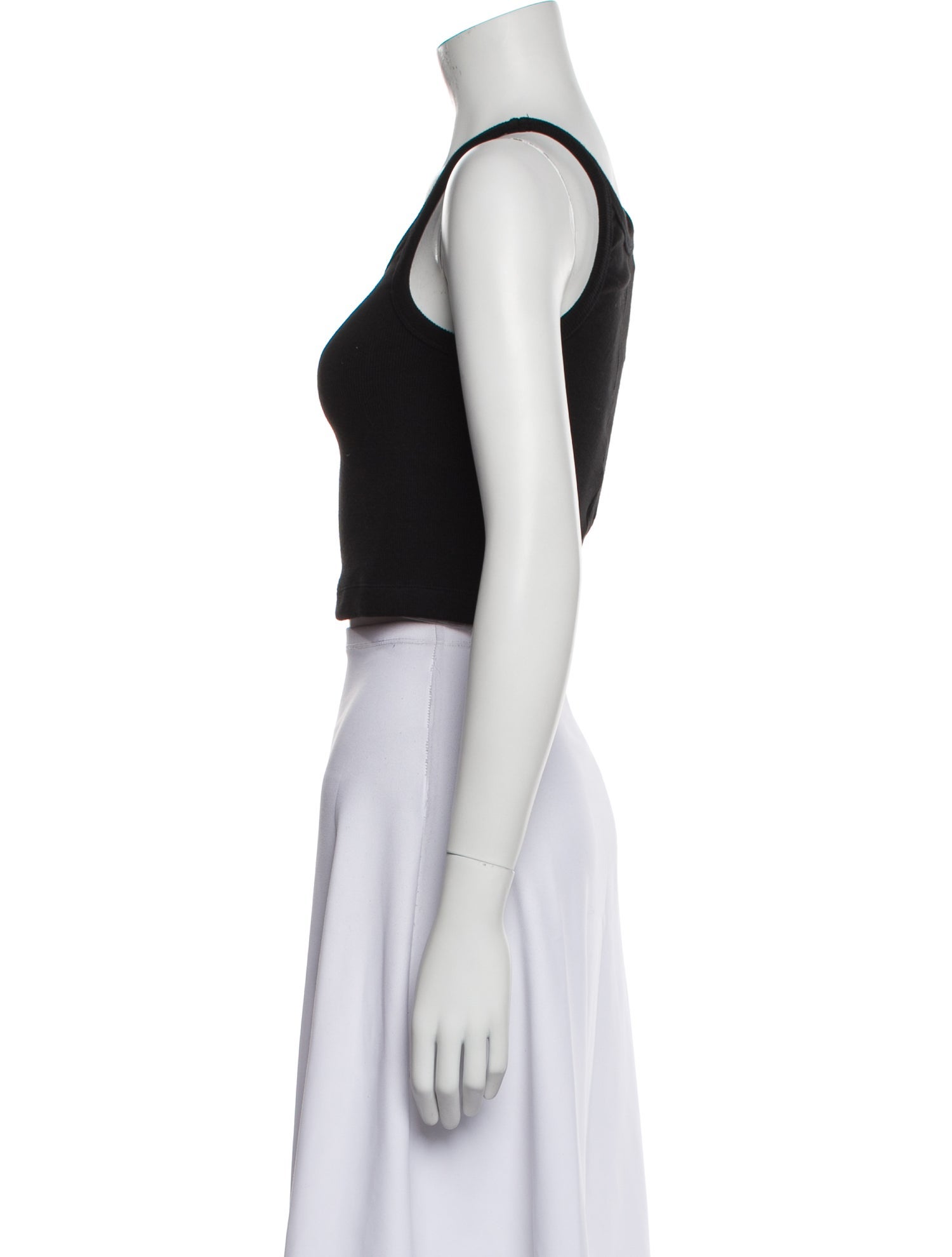 WARDROBE.NYC Scoop Neck Sleeveless Crop Top w/ Tags