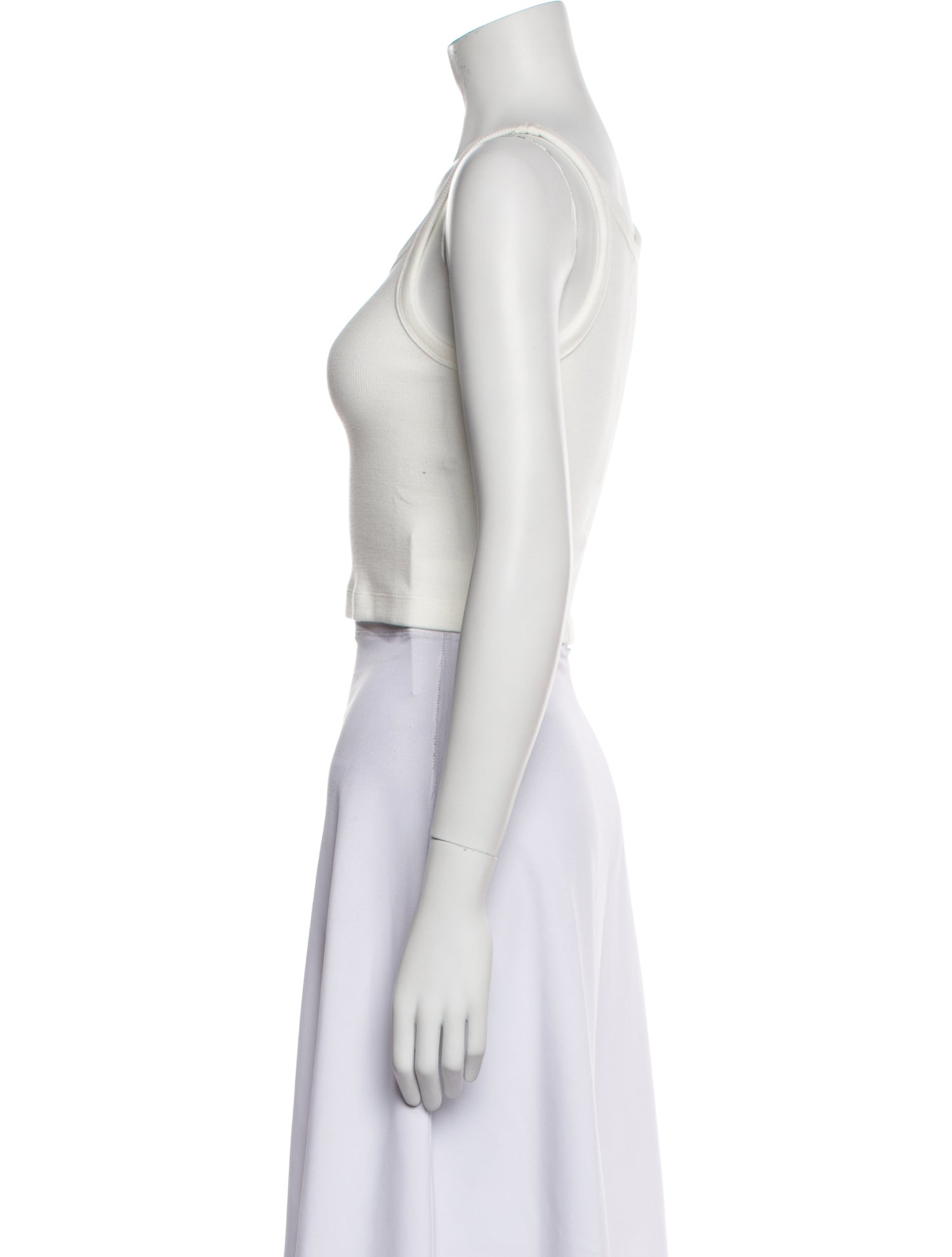 WARDROBE.NYC Scoop Neck Sleeveless Crop Top w/ Tags