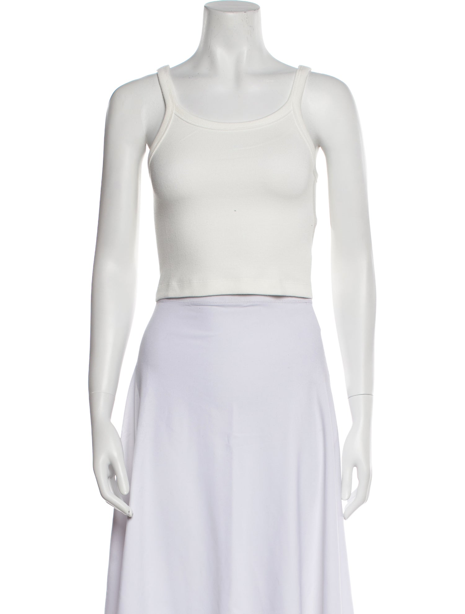 WARDROBE.NYC Scoop Neck Sleeveless Crop Top w/ Tags