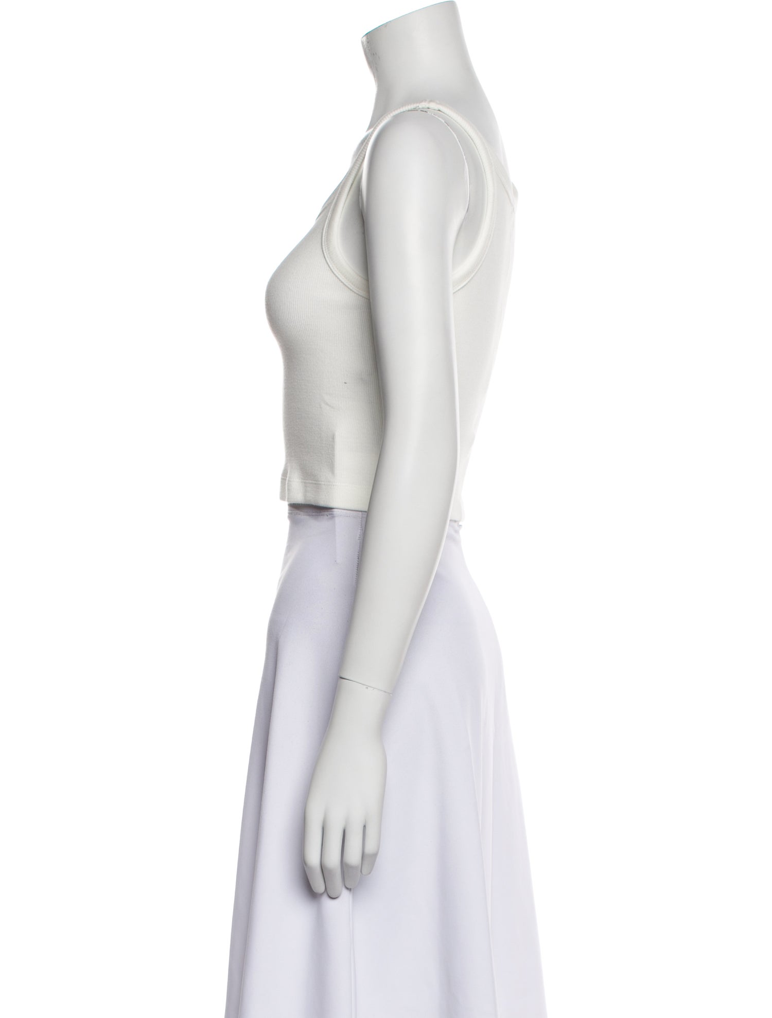 WARDROBE.NYC Scoop Neck Sleeveless Crop Top w/ Tags