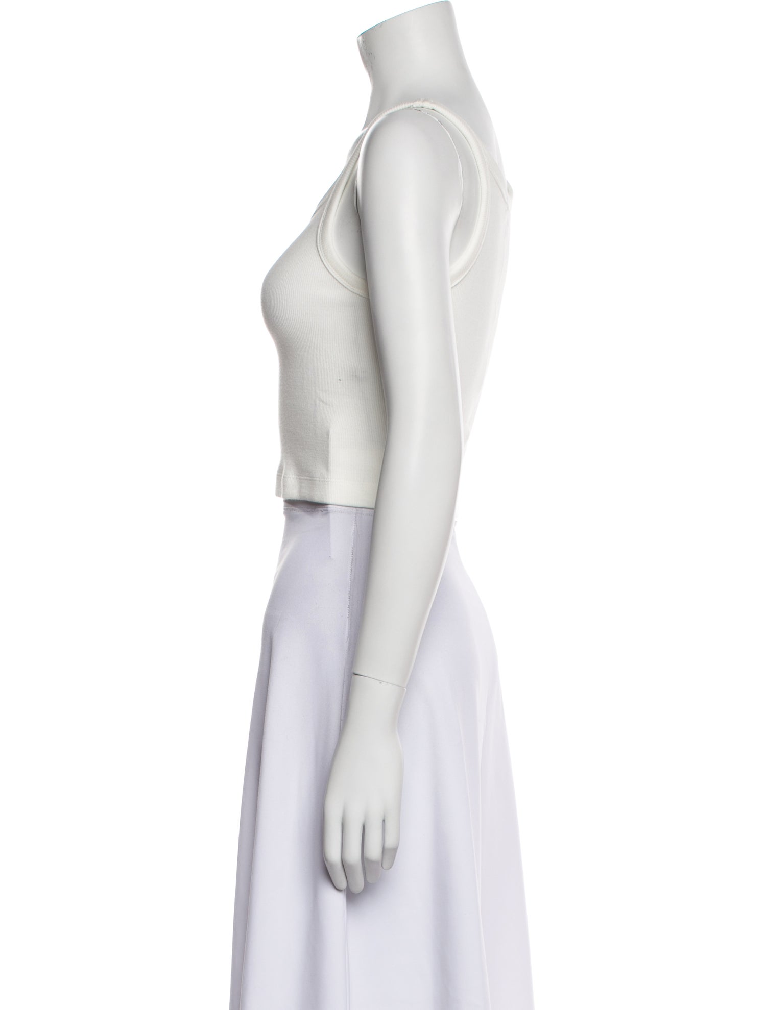 WARDROBE.NYC Square Neckline Sleeveless Crop Top w/ Tags