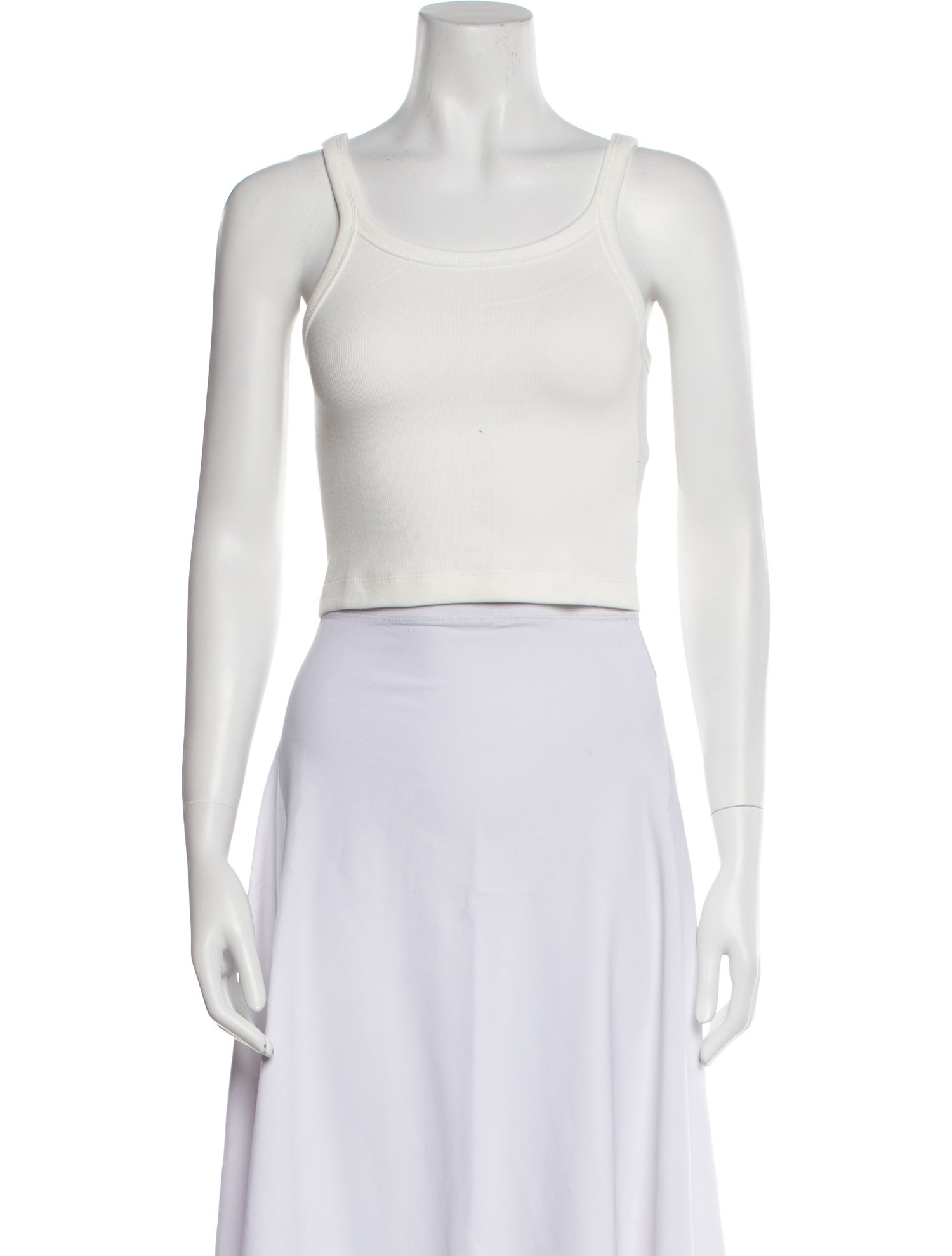WARDROBE.NYC Square Neckline Sleeveless Crop Top w/ Tags