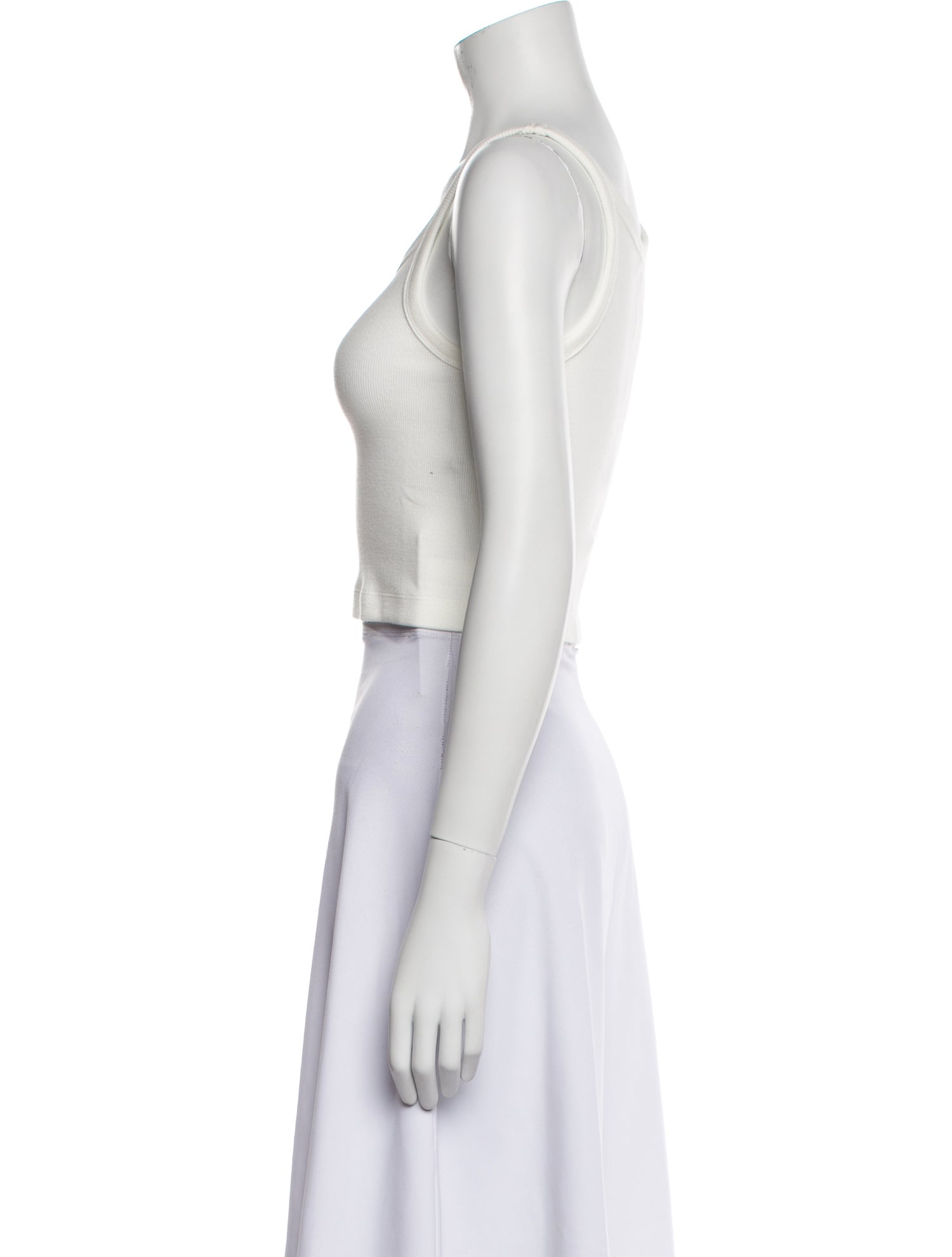 WARDROBE.NYC Square Neckline Sleeveless Crop Top w/ Tags