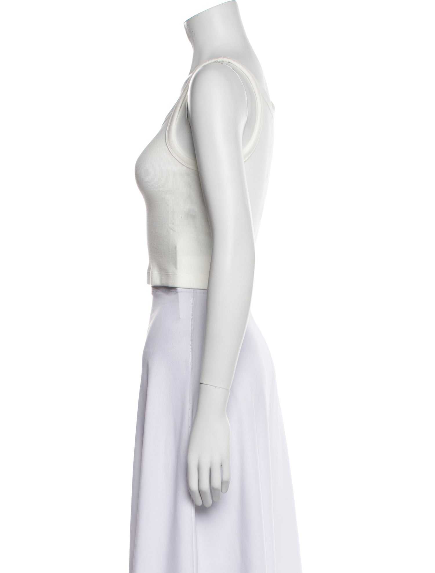 WARDROBE.NYC Scoop Neck Sleeveless Crop Top w/ Tags