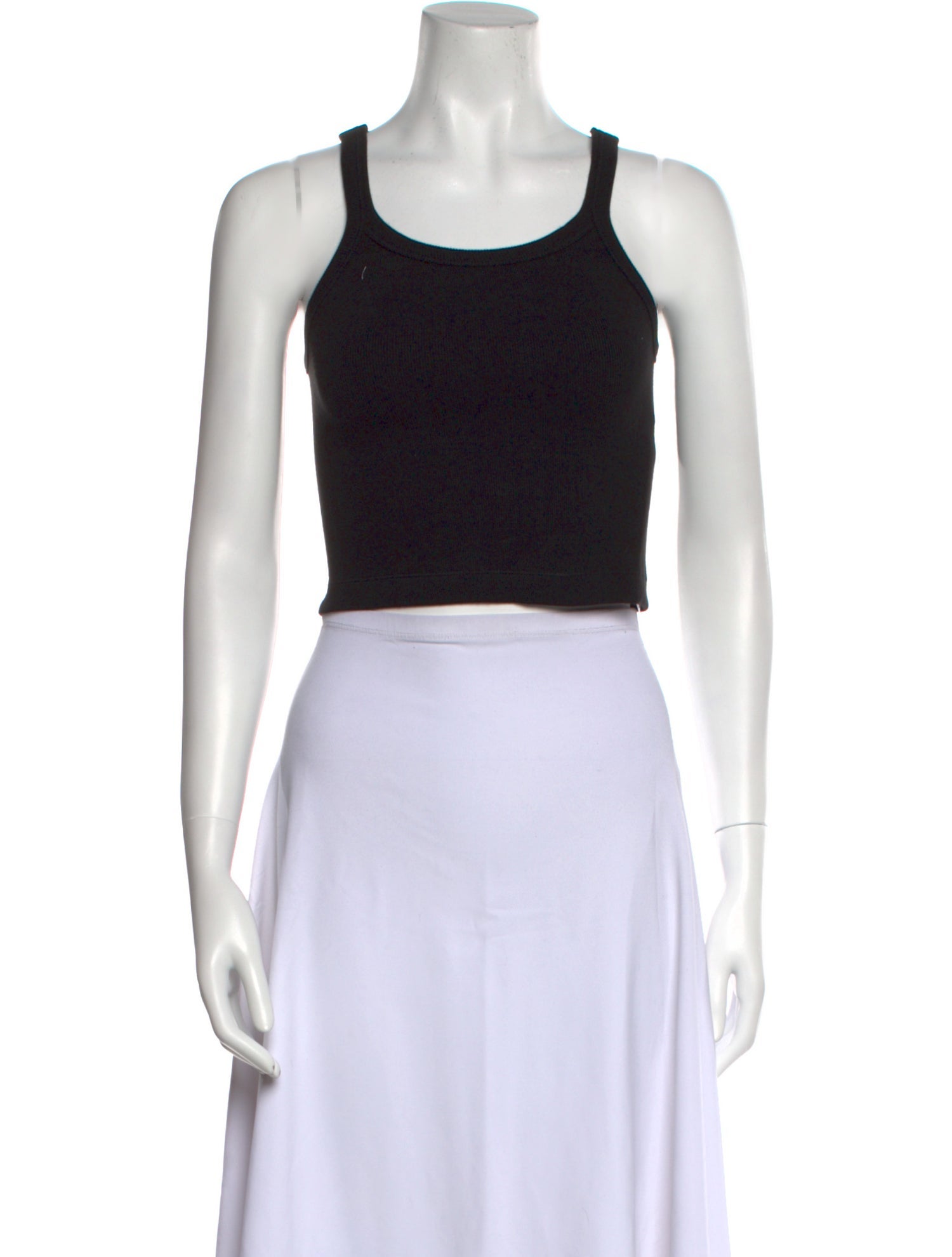 WARDROBE.NYC Scoop Neck Sleeveless Crop Top w/ Tags