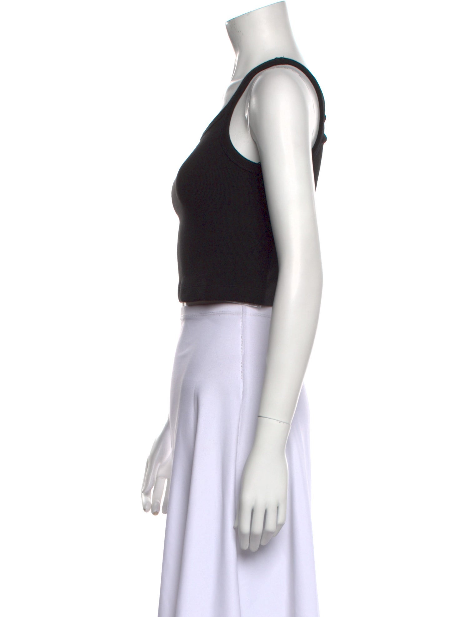 WARDROBE.NYC Scoop Neck Sleeveless Crop Top w/ Tags