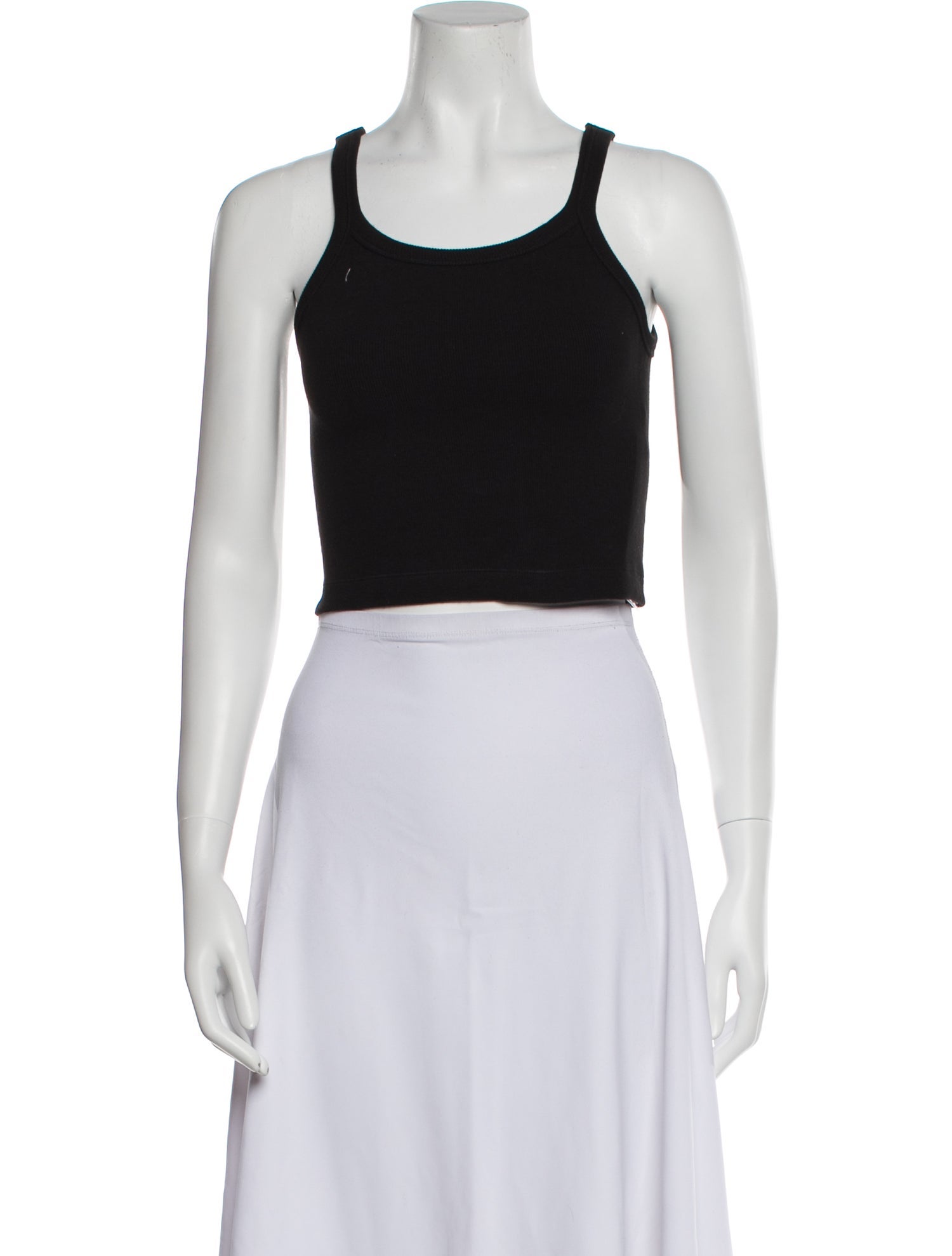 WARDROBE.NYC Scoop Neck Sleeveless Crop Top w/ Tags