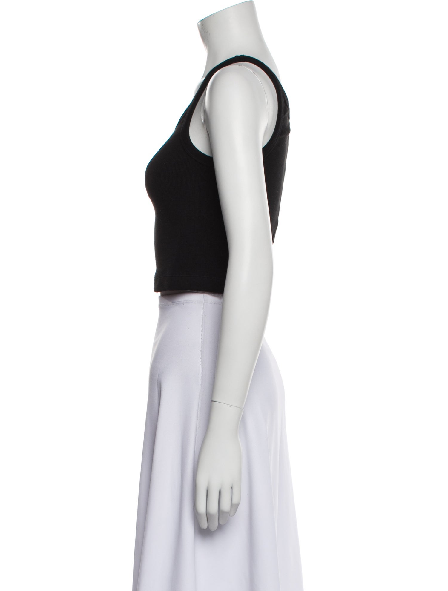 WARDROBE.NYC Scoop Neck Sleeveless Crop Top w/ Tags