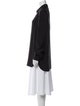 WARDROBE.NYC Silk Long Sleeve Tunic