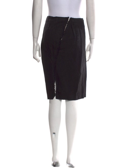 WARDROBE.NYC Distressed Accents Knee-Length Skirt