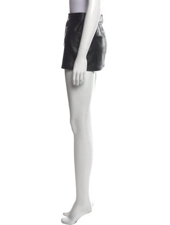 WARDROBE.NYC Shearling Mini Skirt