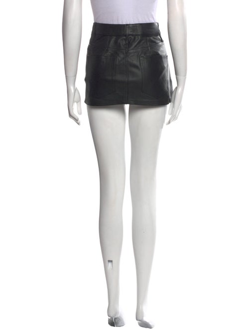 WARDROBE.NYC Shearling Mini Skirt