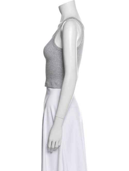 WARDROBE.NYC Scoop Neck Sleeveless Crop Top