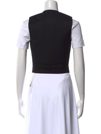 WARDROBE.NYC Virgin Wool V-Neck Crop Top