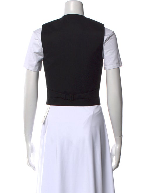 WARDROBE.NYC Virgin Wool V-Neck Crop Top