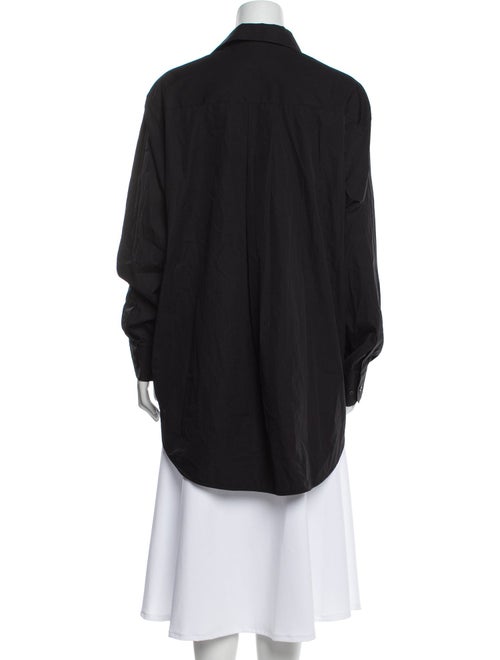 WARDROBE.NYC Long Sleeve Button-Up Top