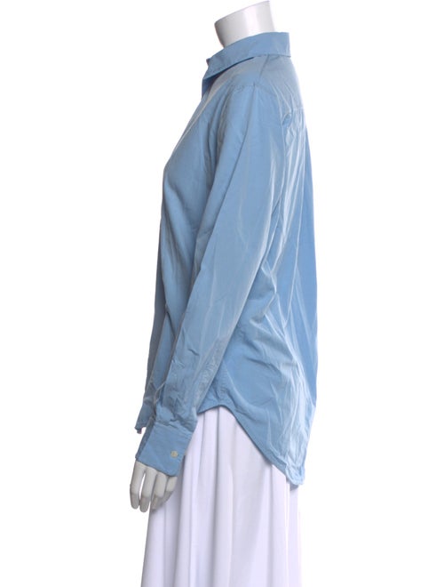 WARDROBE.NYC Long Sleeve Button-Up Top