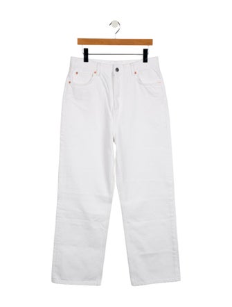 WARDROBE.NYC High-Rise Wide Leg Jeans