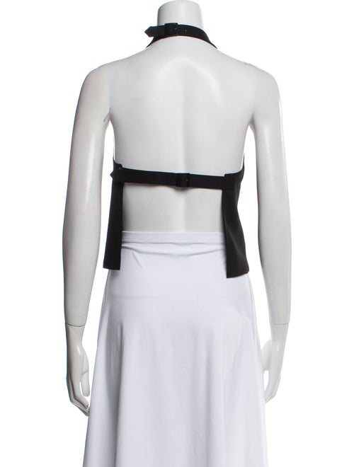 WARDROBE.NYC Virgin Wool Halterneck Crop Top