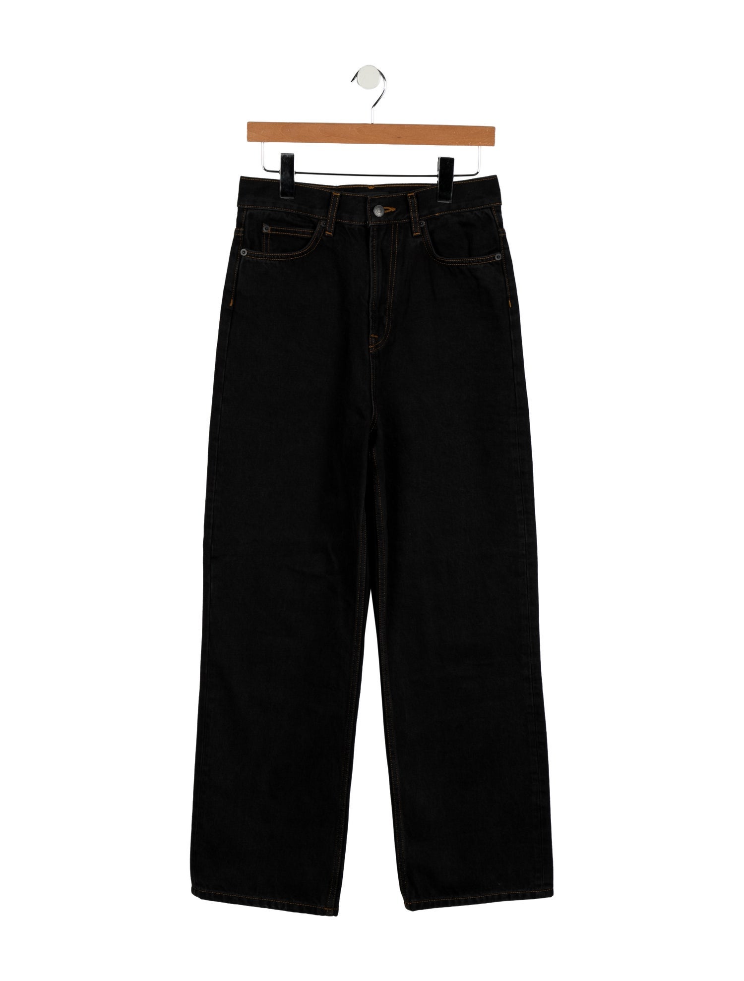 WARDROBE.NYC High-Rise Wide Leg Jeans