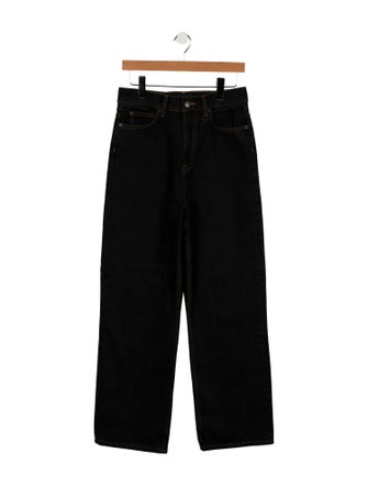 WARDROBE.NYC High-Rise Wide Leg Jeans
