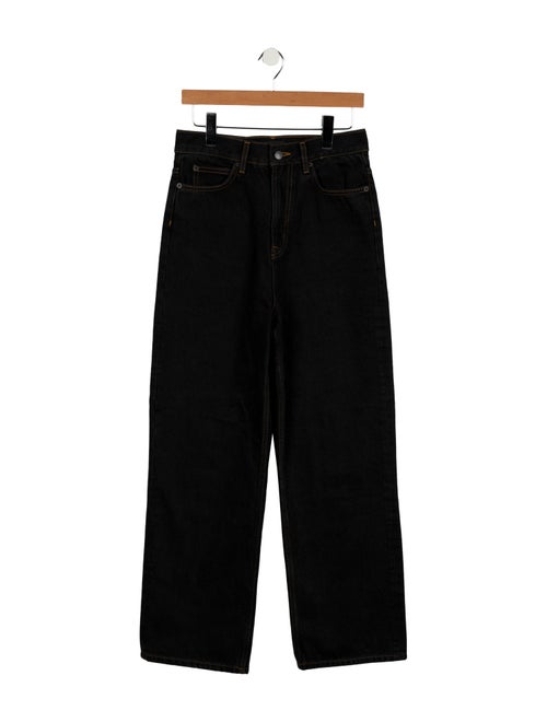 WARDROBE.NYC High-Rise Wide Leg Jeans