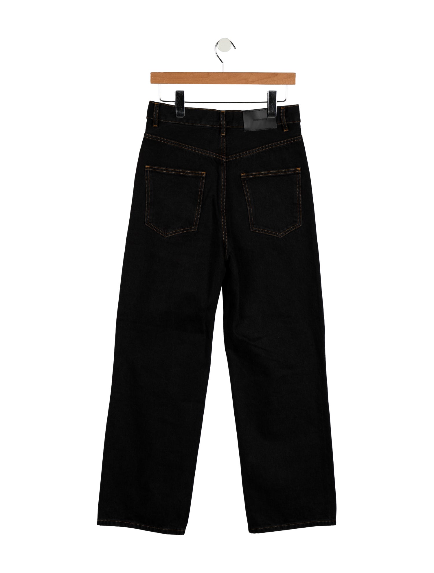 WARDROBE.NYC High-Rise Wide Leg Jeans