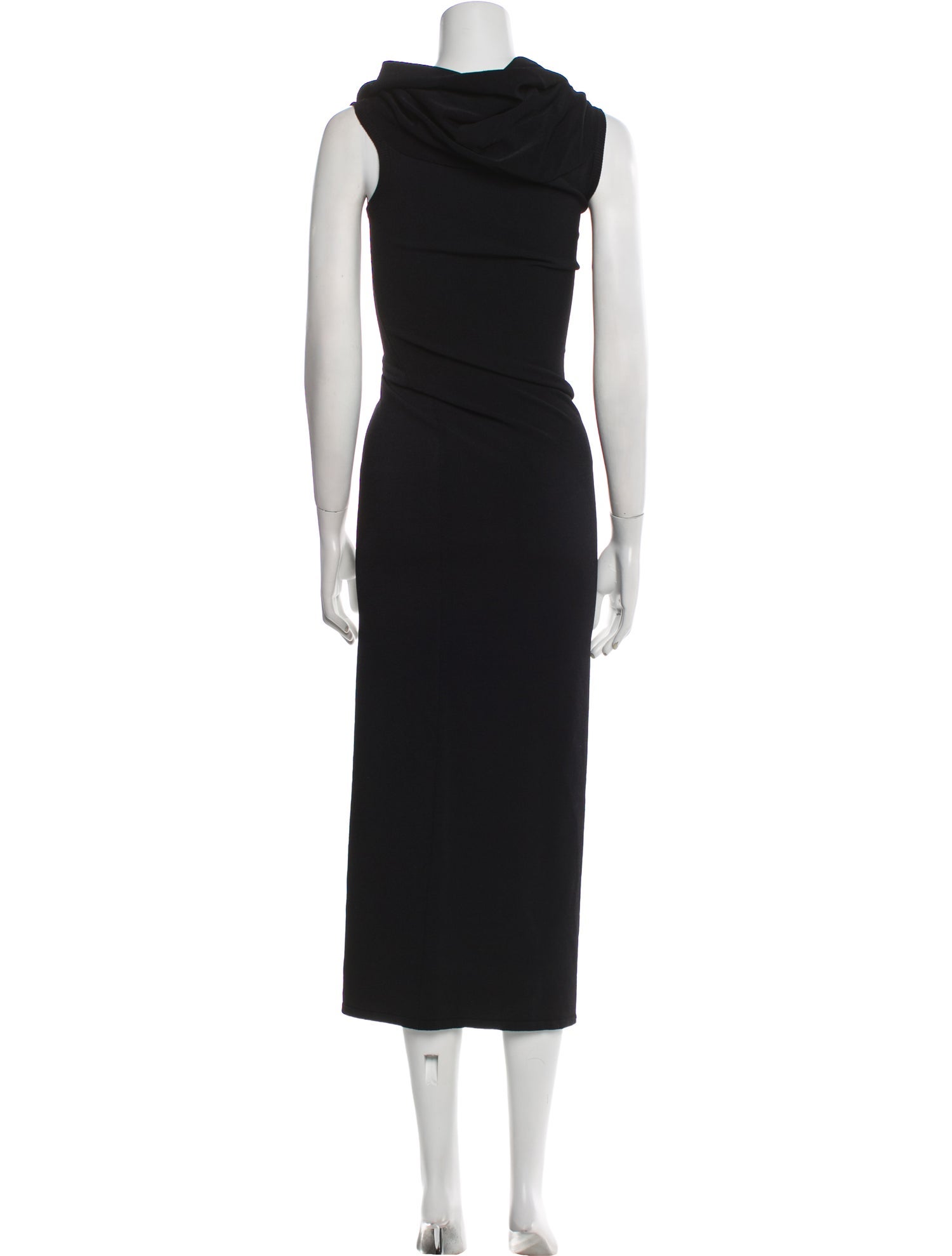 WARDROBE.NYC Cowl Neck Long Dress
